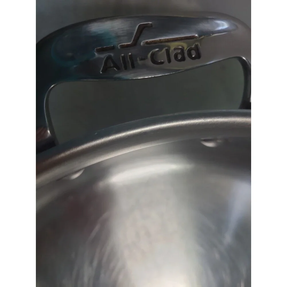 All Clad Stainless Steel Saute Pan  11” Wide 2.5” Deep Skillet Fry